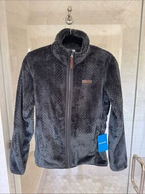 Columbia Charcoal Plush Full-Zip Jacket